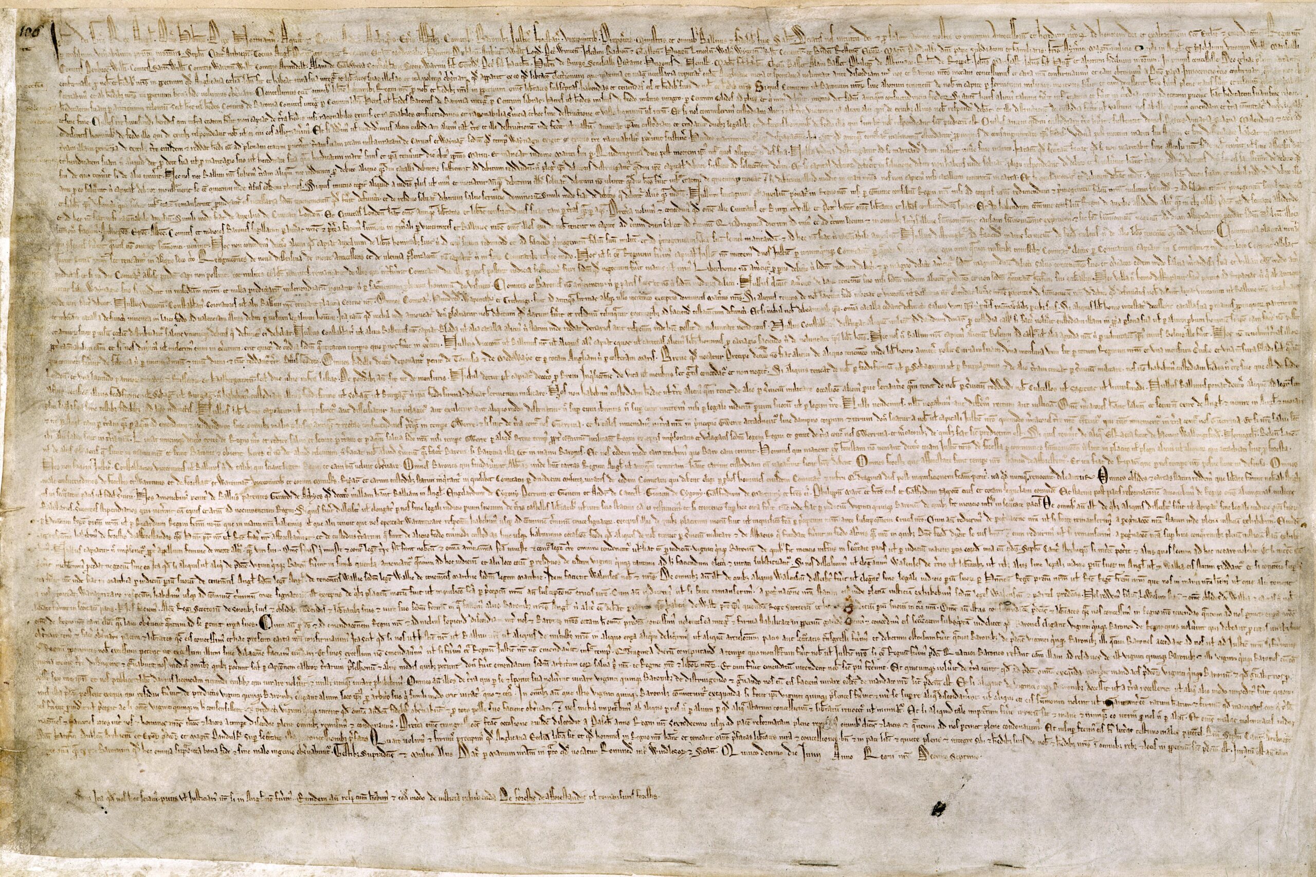 Photo of the Magna Carta
